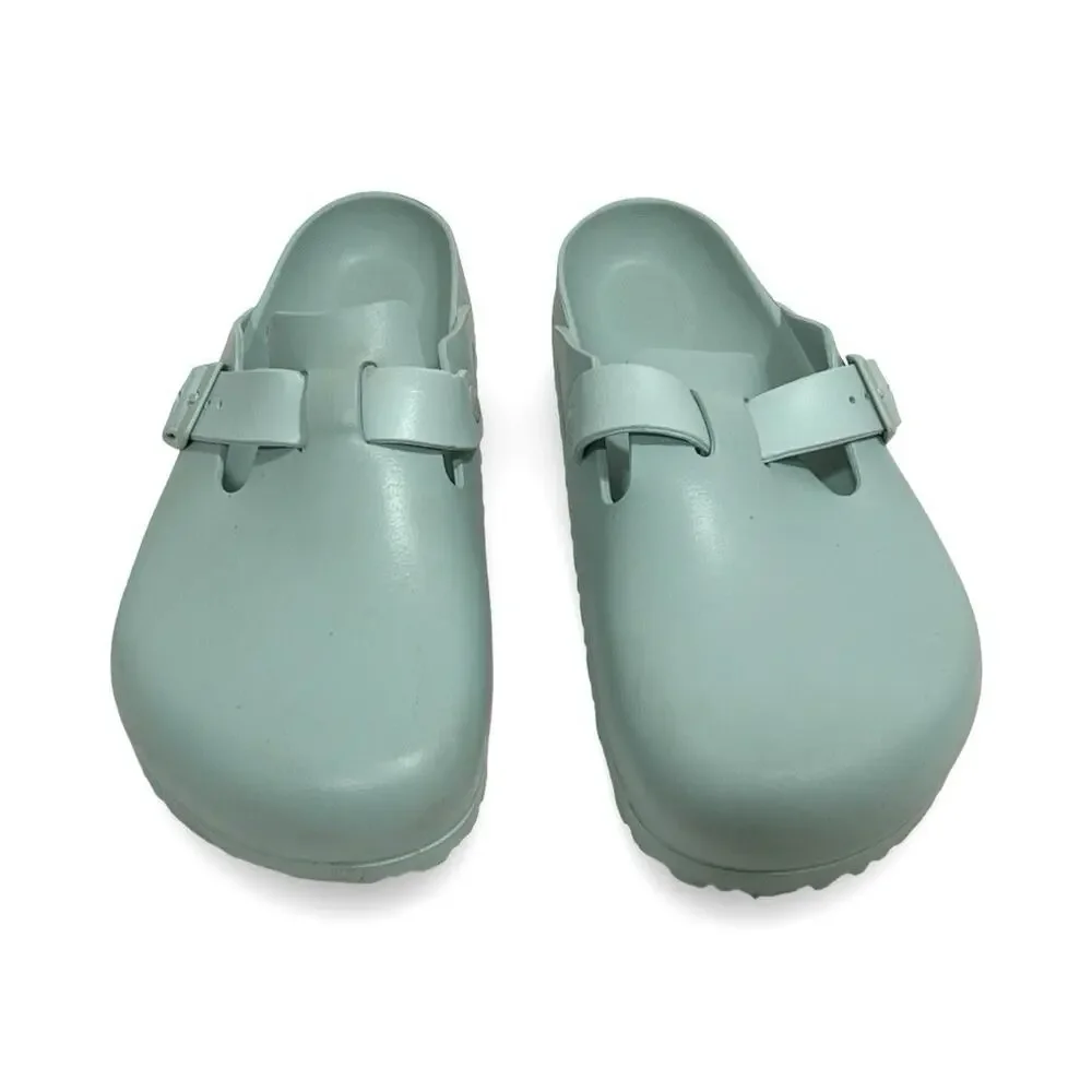 Birkenstock Boston EVA Clogs Mens Size 12 EU 45 Surf Green Water Friendly
